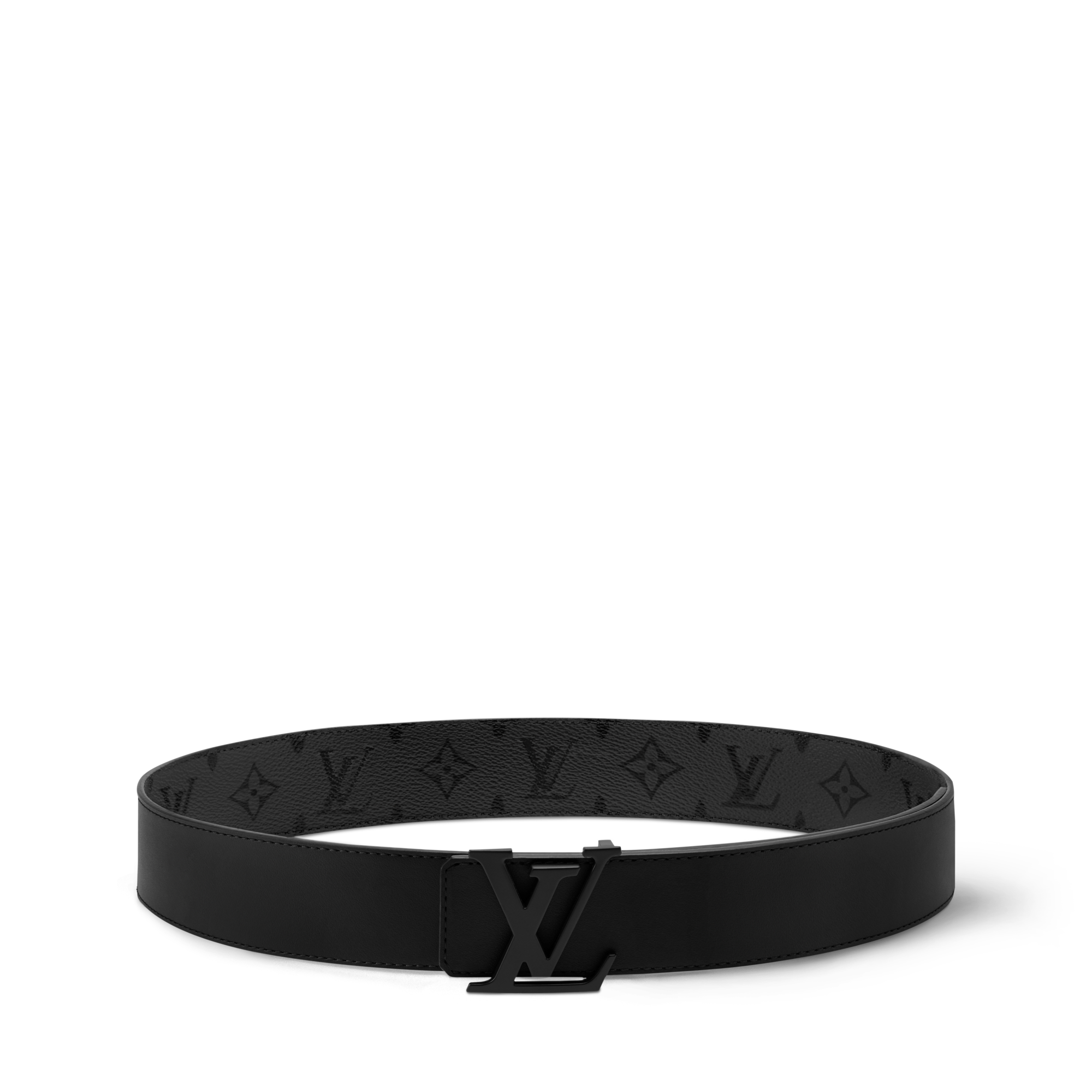 ベルト・LV イニシャル ミッドナイト 40MM リバーシブル モノグラム